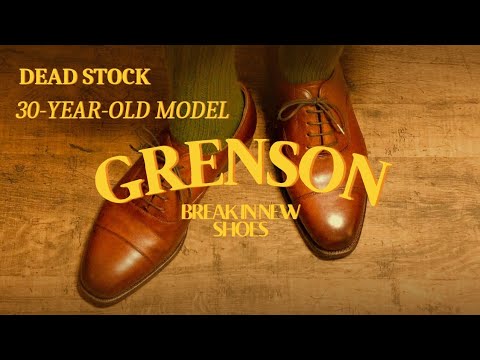 【30年前の革靴を履きおろし！】グレンソン GRENSON フットマスター DEAD STOCK