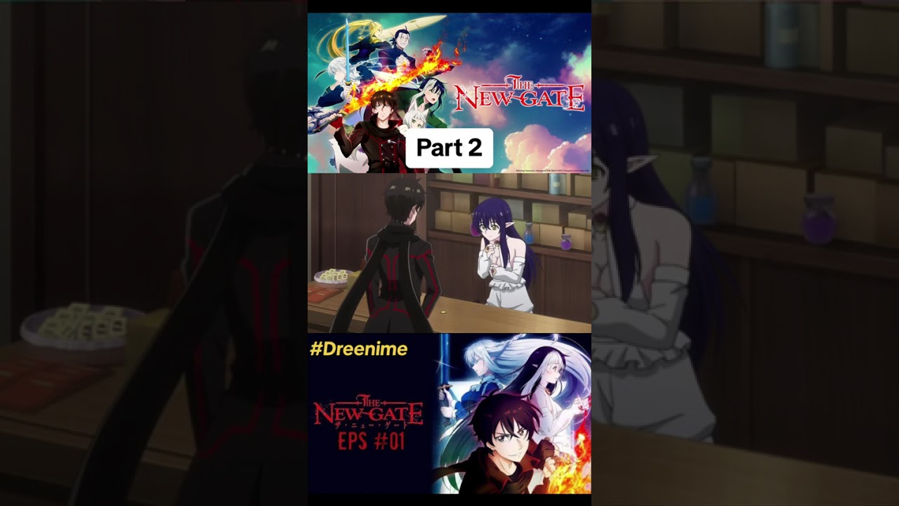 Anime Season -The new gate eps 1, part 2.  #anime #fypシ゚viral #fyp