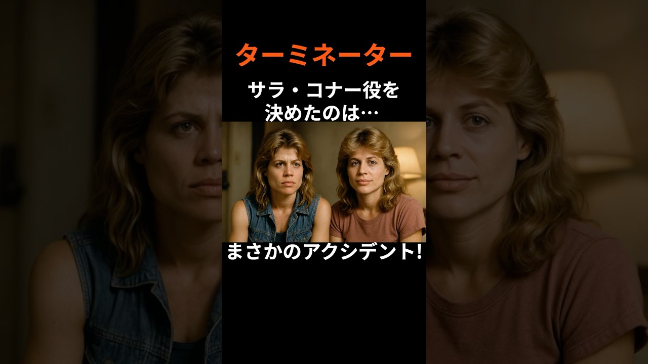 『ターミネーター』リンダ・ハミルトン、まさかのアクシデントでサラ・コナー役に！ #film #movie #映画 #トリビア #雑学 #shorts