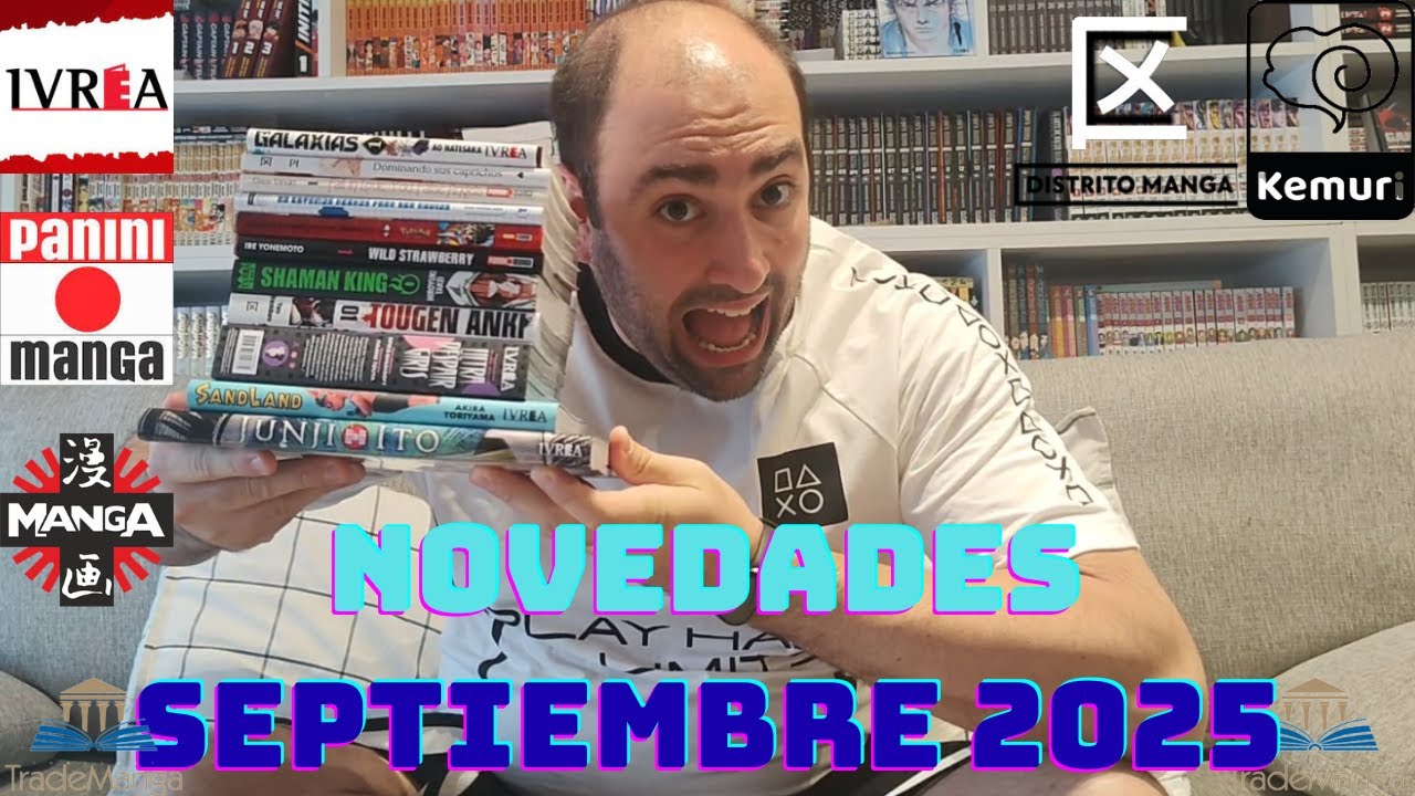 🎌 MANGA SEPTIEMBRE 2025 📚 11 SERIES Nuevas (Galaxias, Pokemon, Sand Land, Shaman King, Tougen Anki)