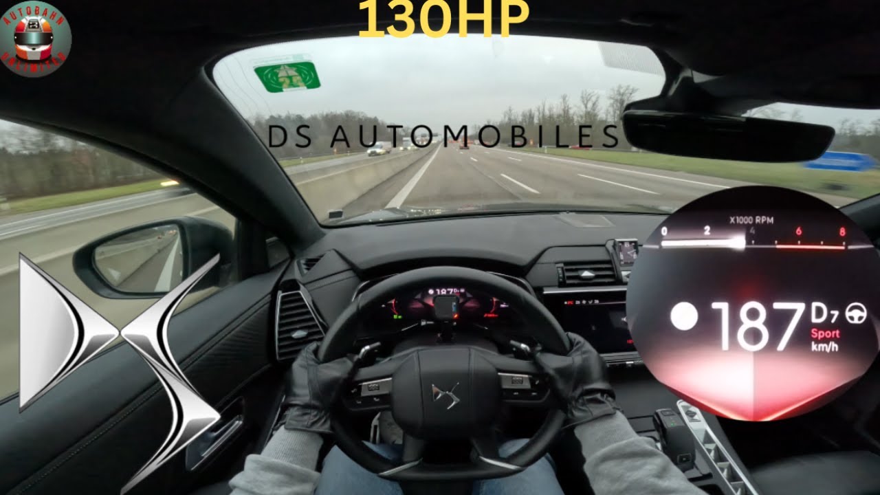 DS7 || 130HP || TOP SPEED on german Autobahn