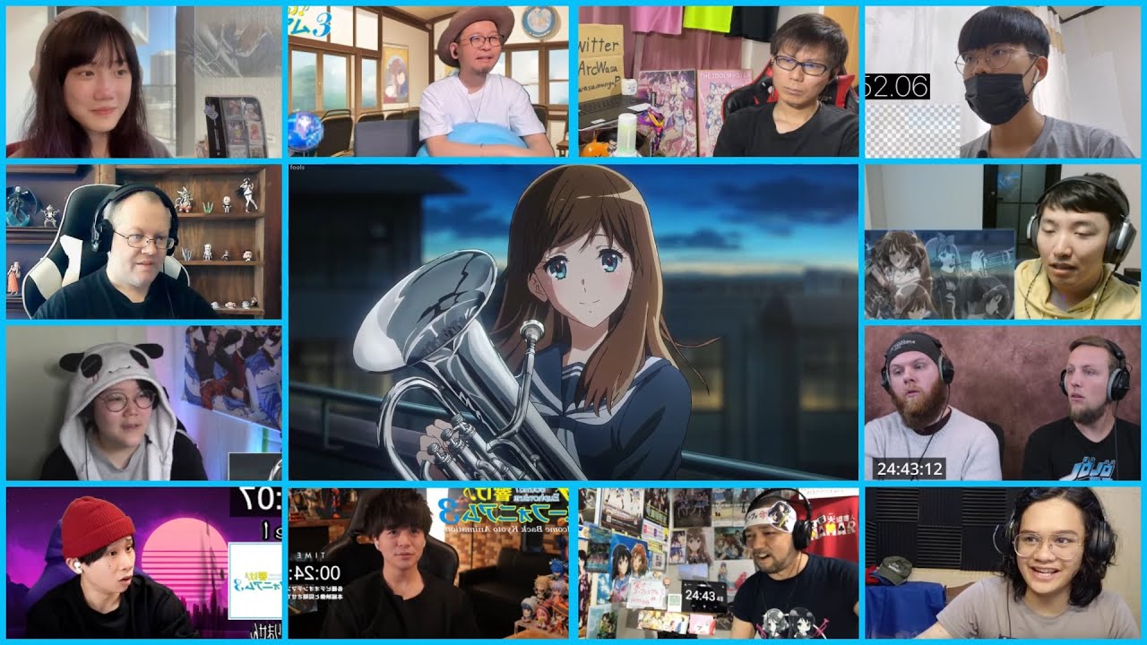 Hibike! Euphonium 3 Ep 01 Reaction Mashup || Sound! Euphonium 3