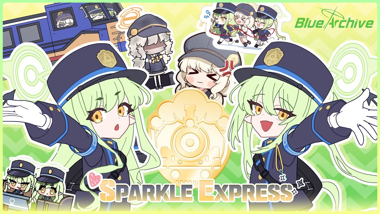 [Blue Archive] Highlander Railroad Academy Special OST - Sparkle Express MV (with Friends)