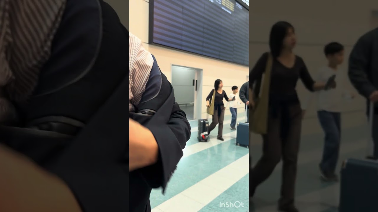 【日韓カップル】２ヶ月ぶりのおかえり#日韓カップル #한일커플 #遠距離恋愛 #장거리연애 #2ヶ月ぶりの再会 #공항에서의재회  #おかえり #ただいま #운명의사람 #国際カップル #運命の恋