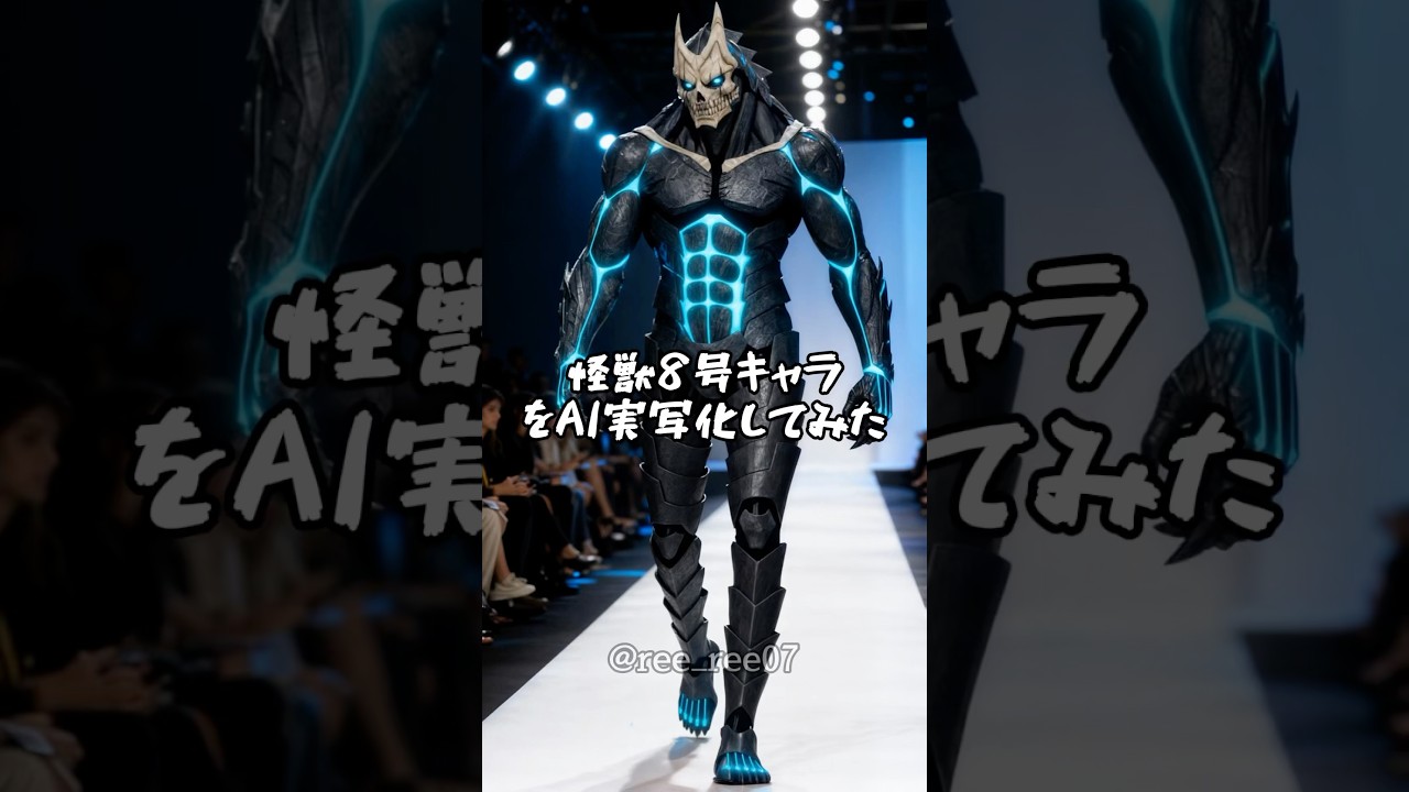 怪獣8号キャラを実写化リクエストはコメントで受付しております！#怪獣8号  #ai