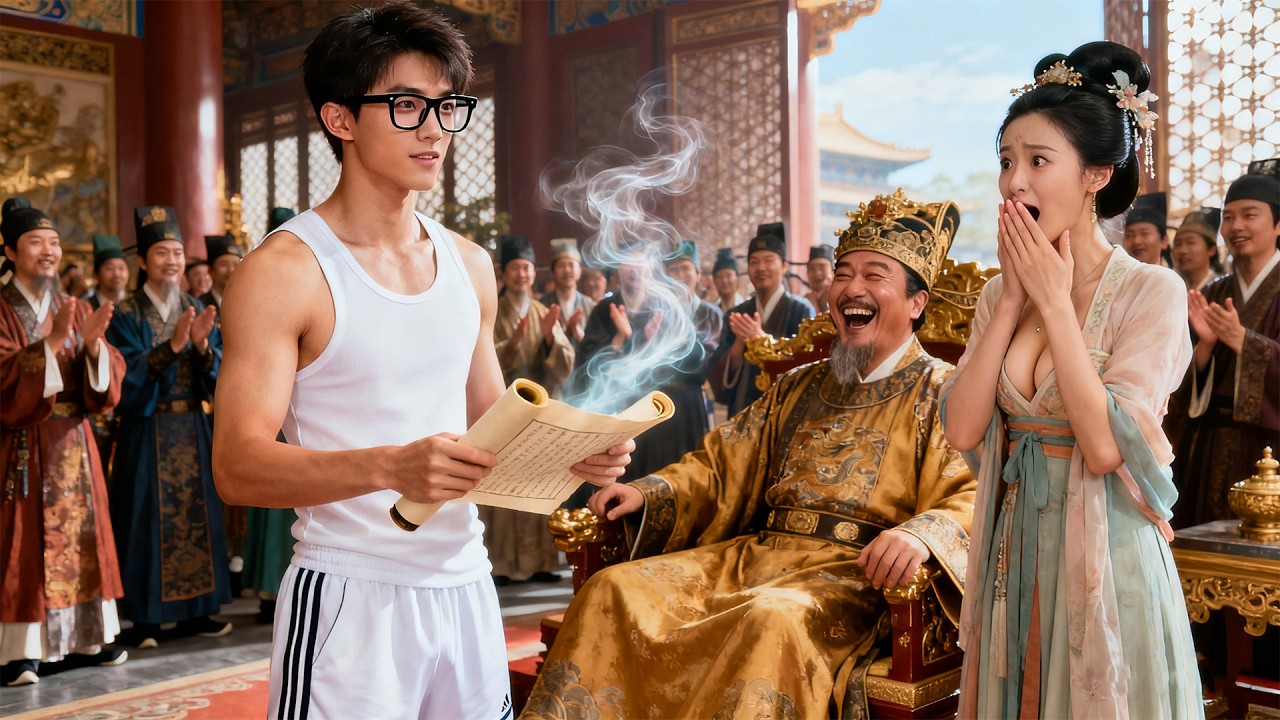 985博士穿越到古代竟成廢物太子，與那美艷公主打賭輸一局脫一件衣服，靠著現代知識輕鬆回答難題，替國守下億萬疆土！【寡人以下都为臣】#逆襲 #短劇 #shorts