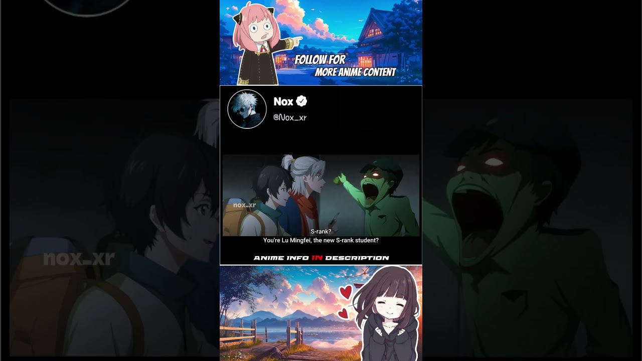 They are shocked to hear that he is S-Rank 💥#anime #trendingshorts #animeshorts #animeedit #viral
