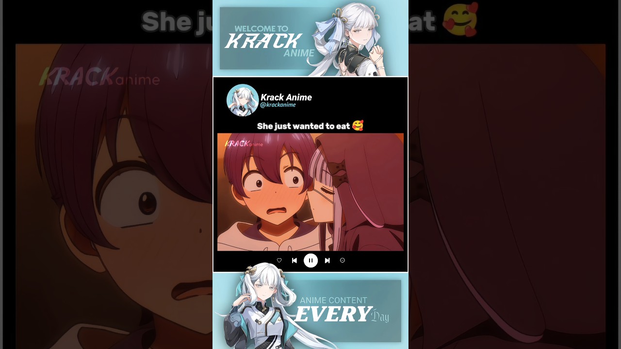 She just wanted to eat 🥰