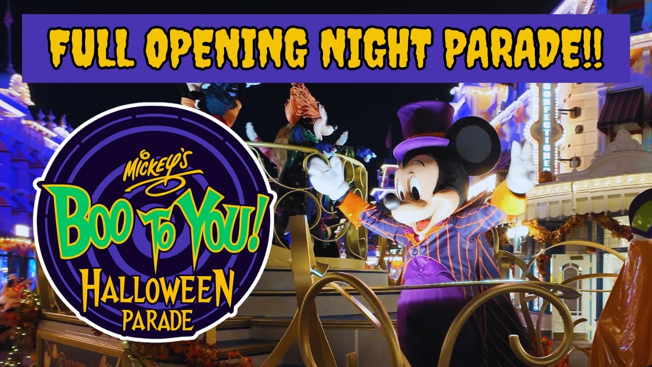 Boo To You Parade at Disney World 2025 4K | Mickey’s Not-So-Scary Halloween Party
