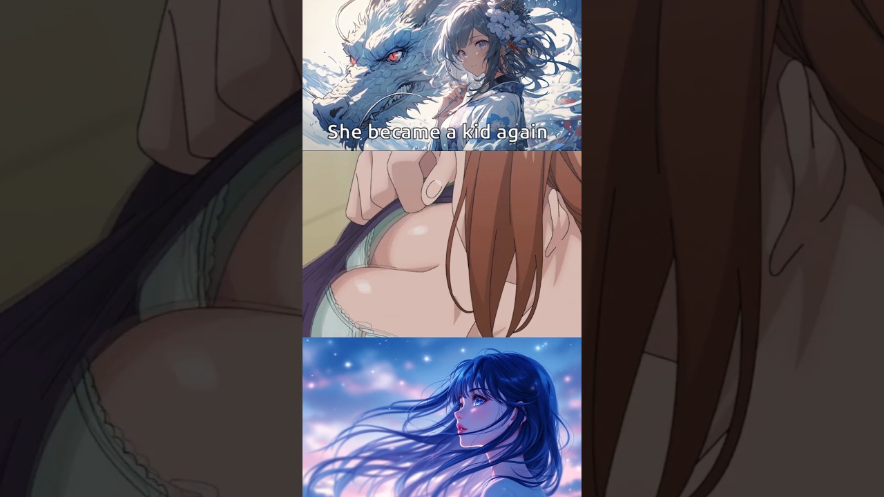 She became a kid again 👶 #anime #animegirl #animelovers #animeaddicts