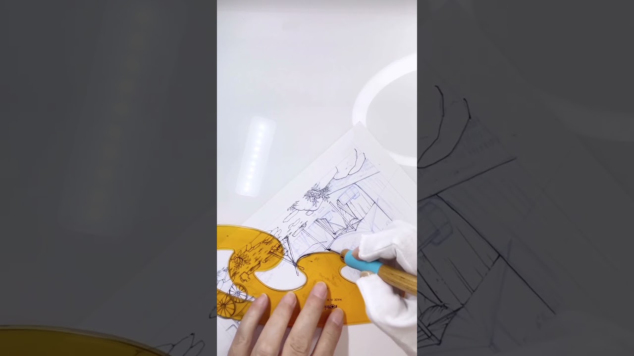 プロアシが描くアナログ背景【japanese manga  background art】p.107#鑑定スキルで成り上がる