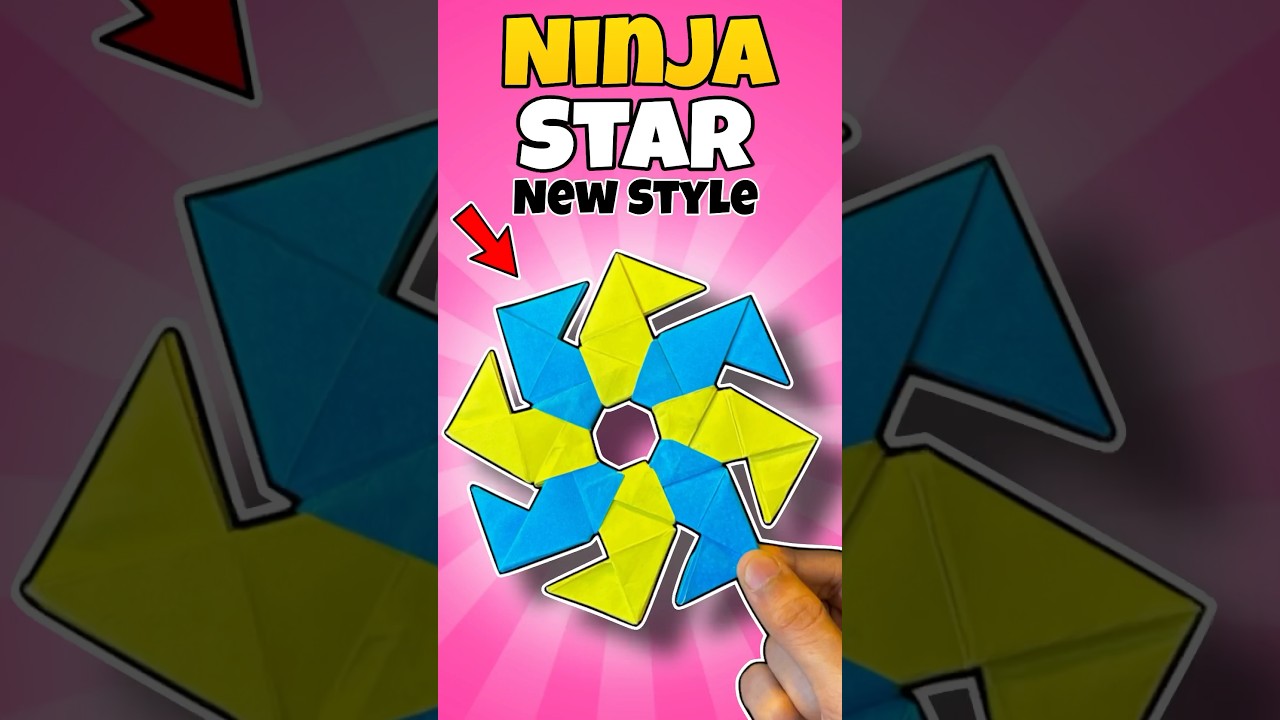 Make a Supar Easy Paper Ninja Star🌟#shorts