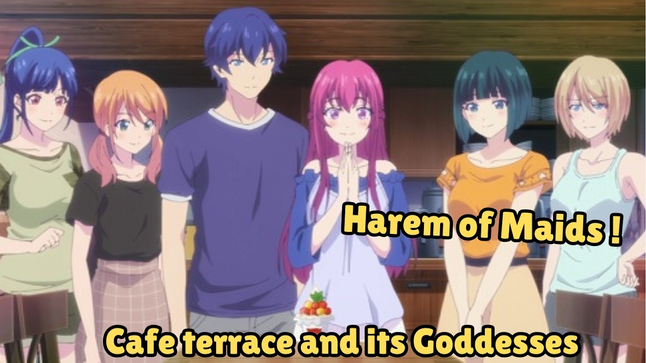 Bro got harem of maids | The Café Terrace and Its Goddesses Season 2 | Anime Wholesome Moments Part1
