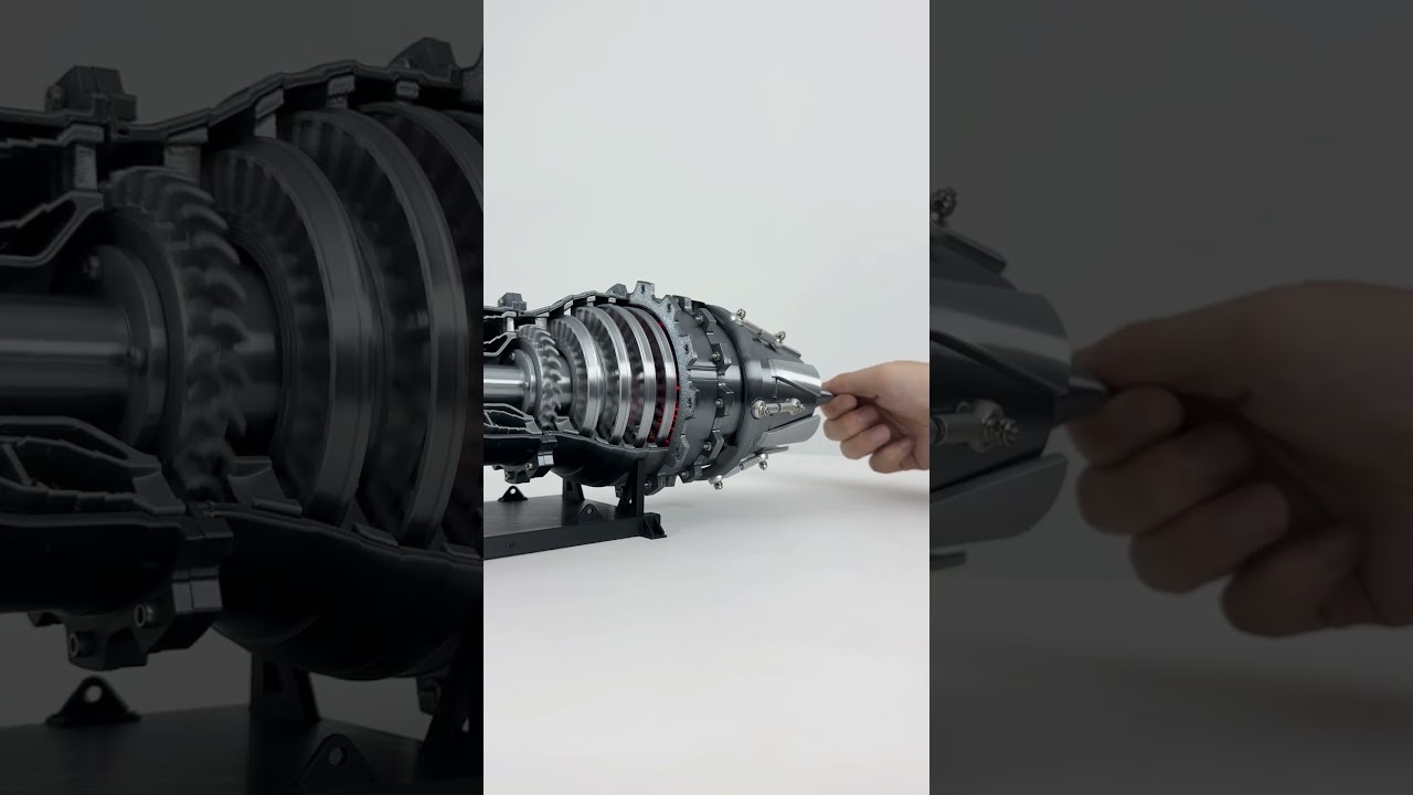 GE-J79 military turbojet engine model