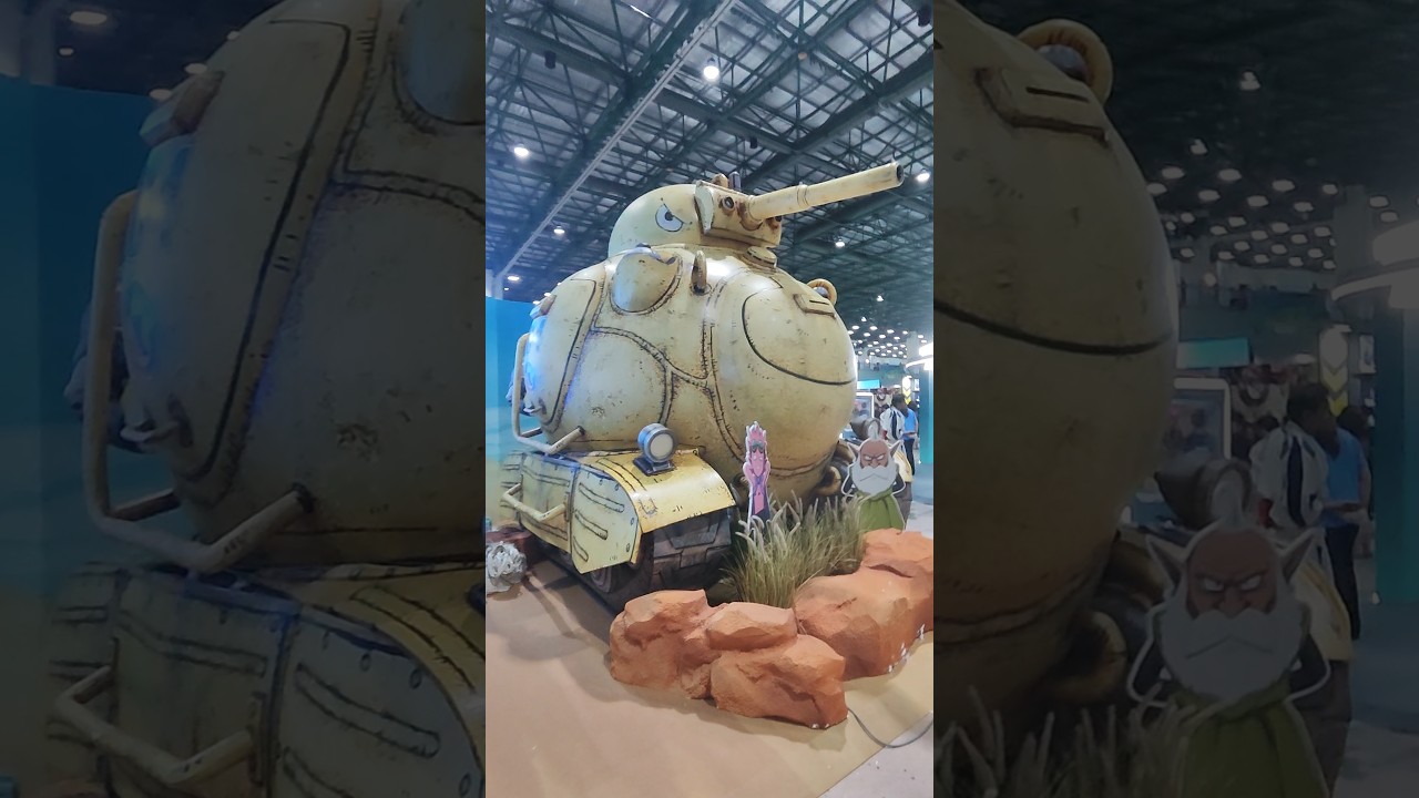 Life-Sized Sand Land Tank 104 in Animangaki Fair #sandland #tank #anime
