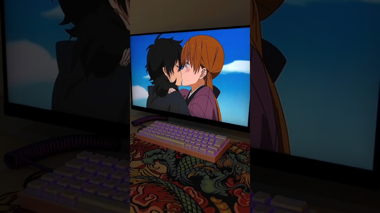 となりの怪物くん キスシーン アニメ ティックトック ベロとベロの男女