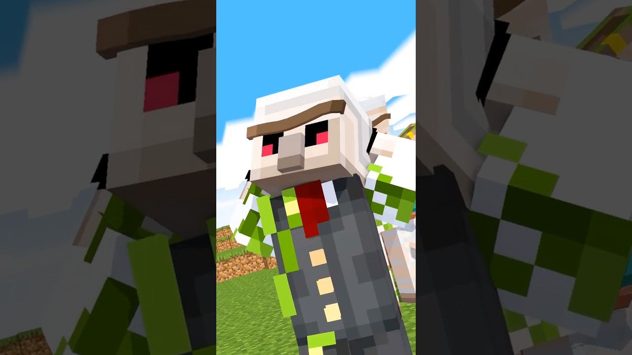 じいちゃんがぎっくり腰に #shorts #マイクラ