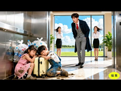 母を救うため！物乞いの少女はゴミを拾い疲れてエレベーターで眠ってしまった。CEOが扉を開けると、自分のミニ版が！運命が変わった！#ceo