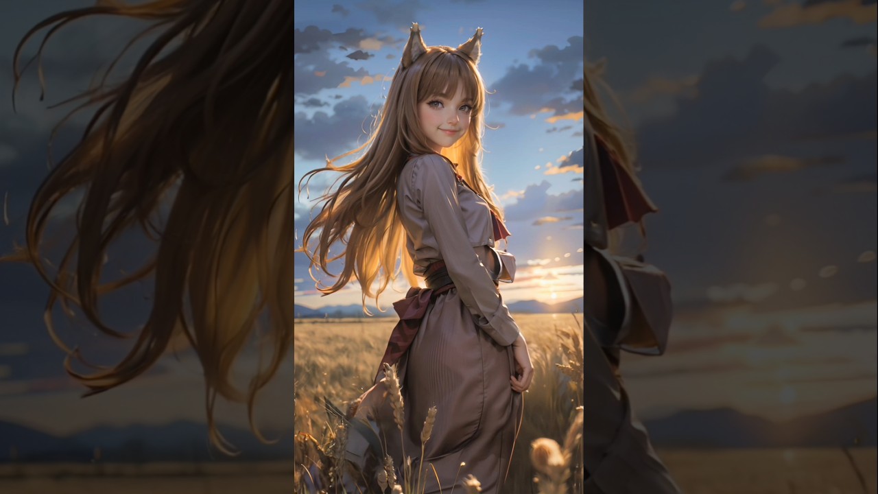 SPICE AND WOLF, Holo. Ai remaster. 늑대와 향신료, 호로, 狼と香辛料, ホロ