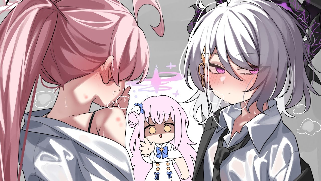 Hoshino and Hina Fights Over Sensei - Blue Archive