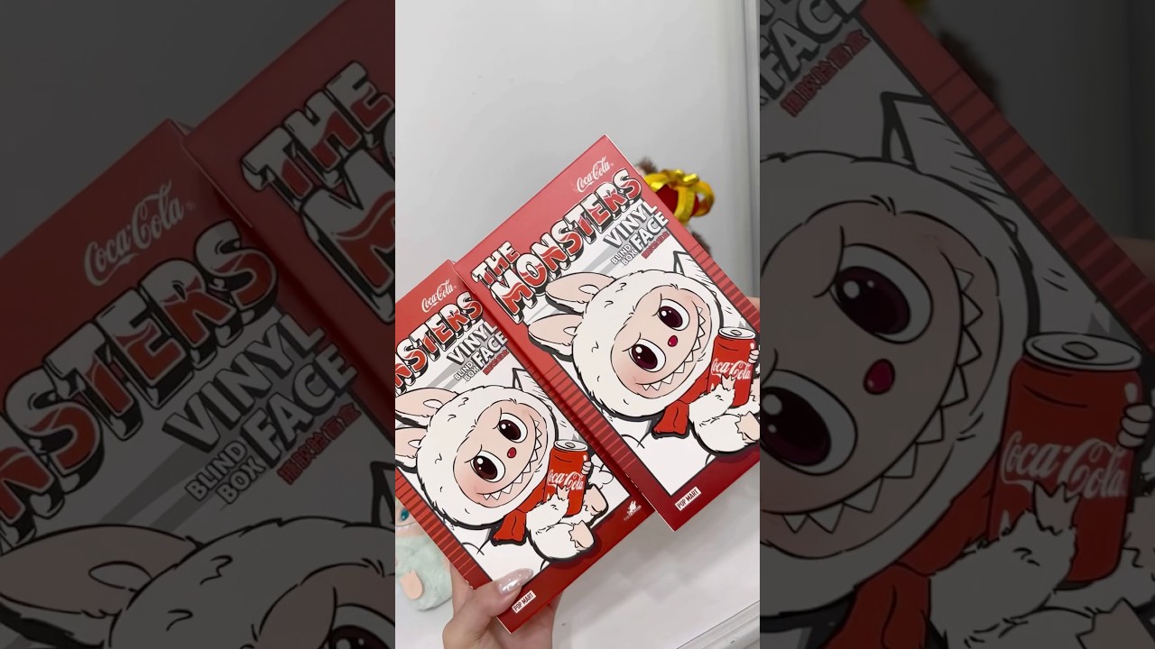 coca-cola LABUBU @POPMARTOFFICIAL  ラブブ開封❣️ #labubu #cocacola #popmart #blindbox#unboxing #plushies
