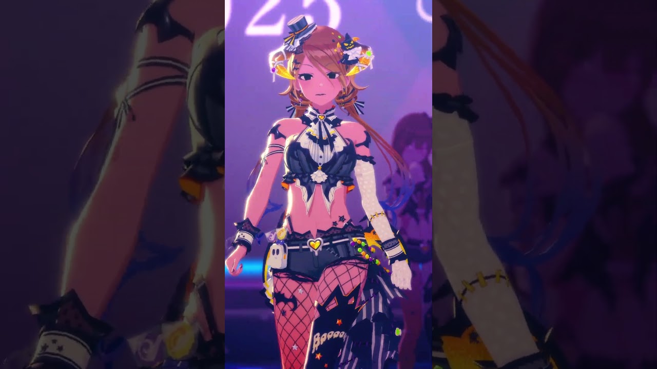 ハロウィン風ファッションショー【シャニソンMV 恋鐘/咲耶/愛依/千雪/めぐる スクイークシトロイユ ShinyRunway】#シャニソン