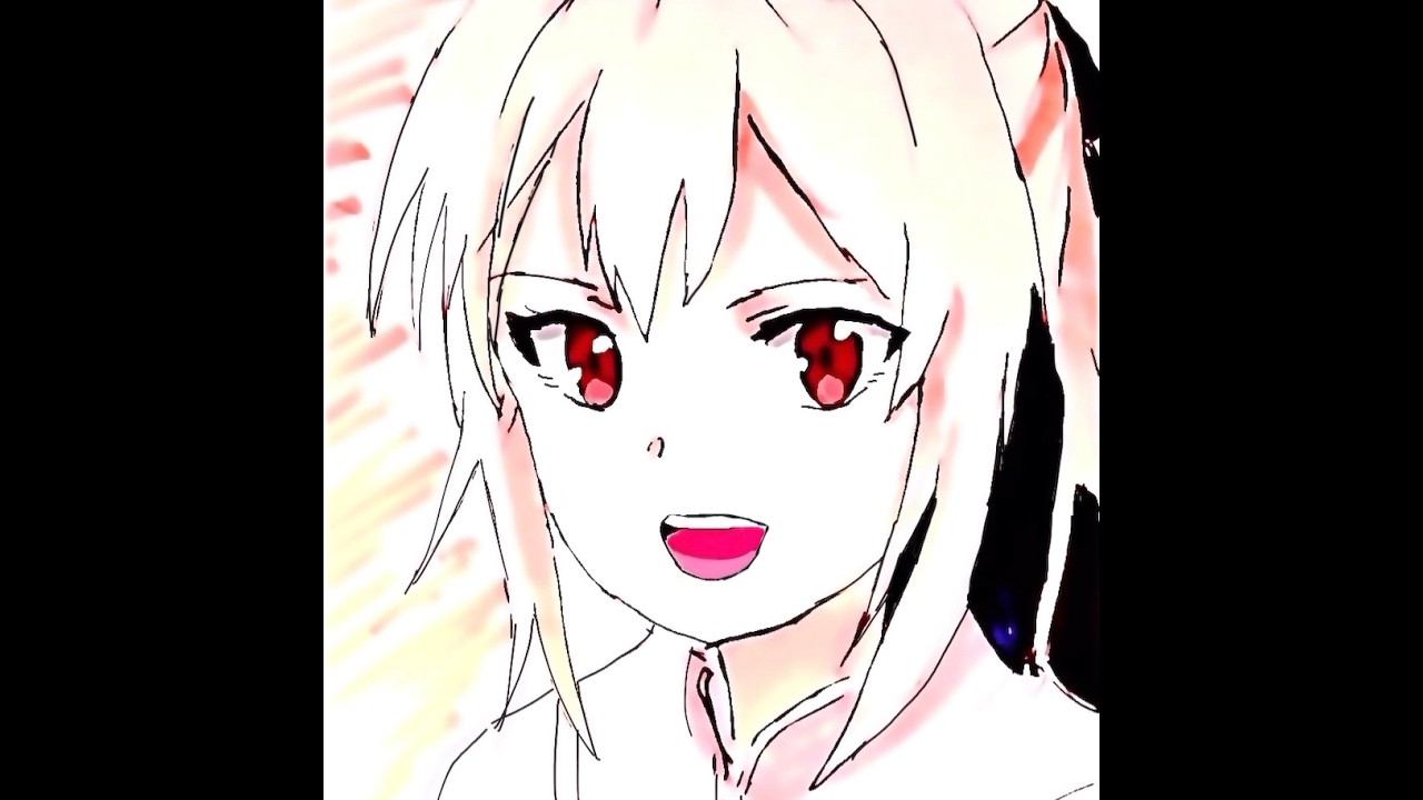 俺は全てをパリィする。（リーン） #イラストメイキング #パリィ