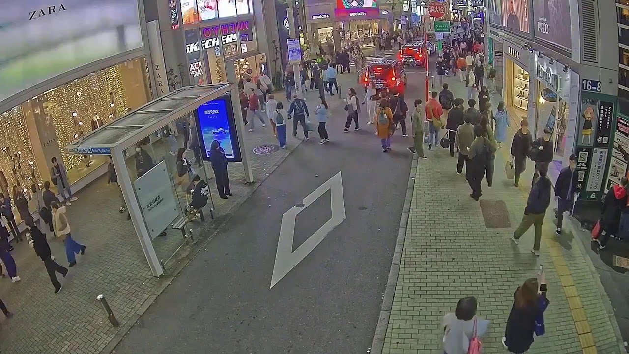 渋谷センター街　井の頭通りライブカメラ