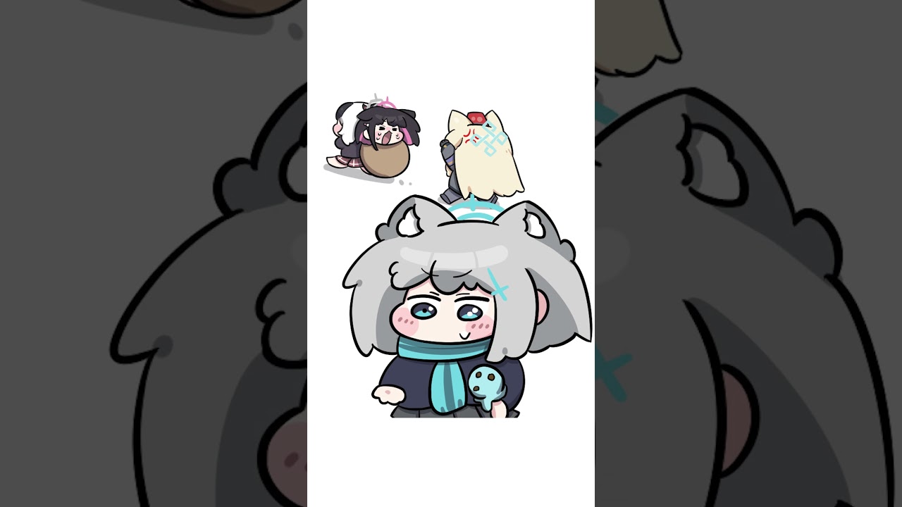 強盗  #ブルーアーカイブ  #블루아카이브