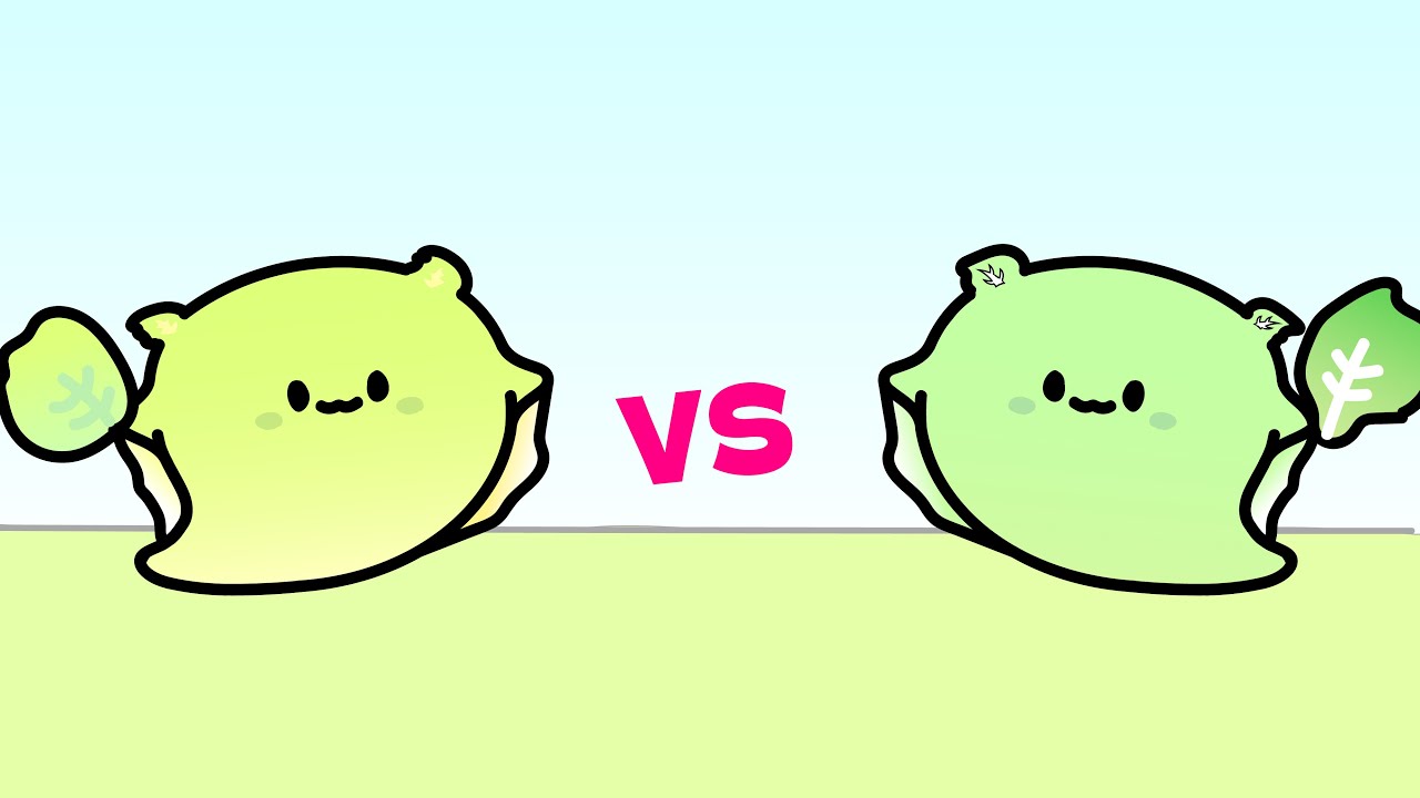 キャベツとレタスのラップバトル【アニメ】【リズム】