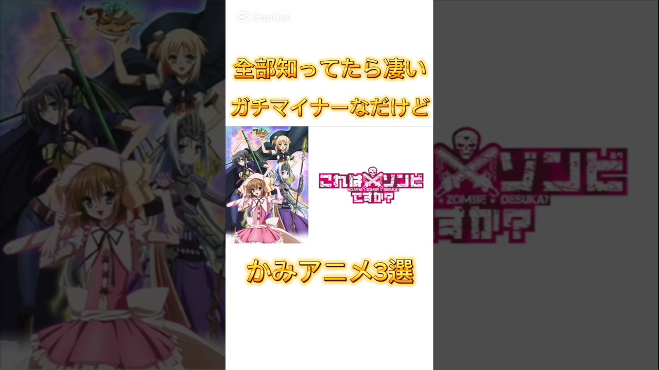 【厳選】見ないと損するマイナーな神アニメ3選②【#深夜アニメ/#神アニメ/#おすすめアニメ/#厳選/#アニメ紹介/#アニメ/#shorts/#これゾン/#パパのいうことを聞きなさい/#声優ラジオ】