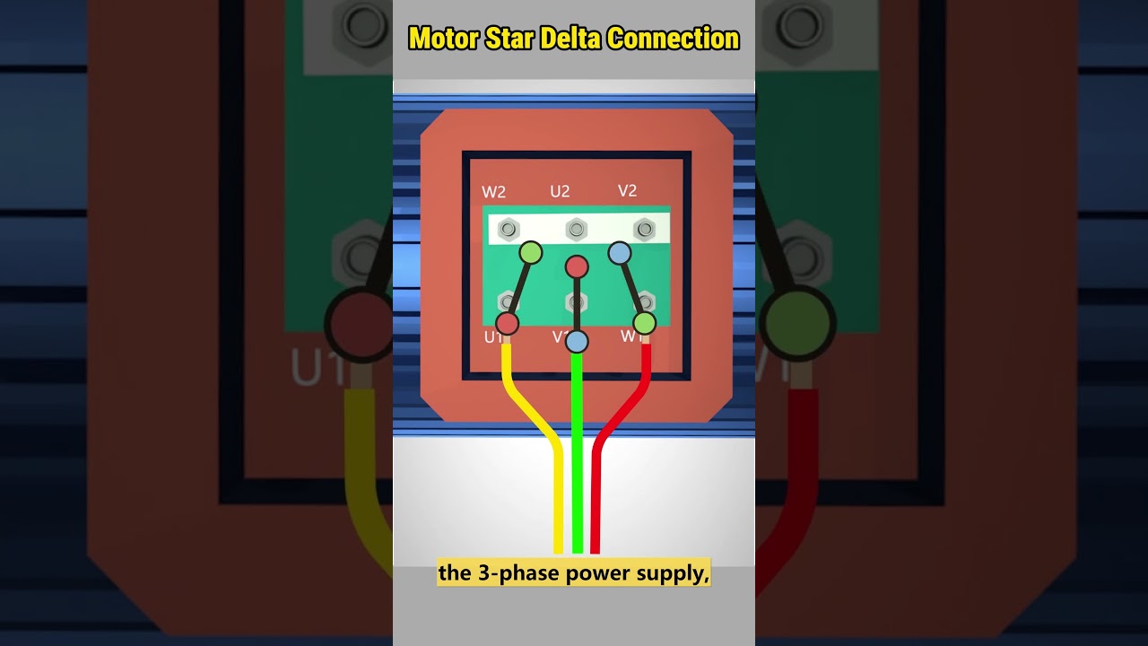 Star-Delta Motor Connection #howto #motor #stardeltaconnection
