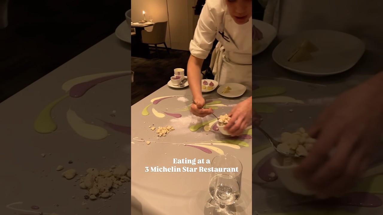Sit down with us for dessert at Alinea Restaurant, a 3 Michelin Starred restaurant in Chicago 🤯