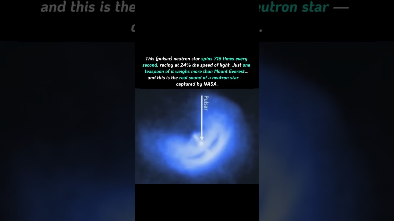 The Real Sound of a Neutron Star Captured by NASA ⚡🌌