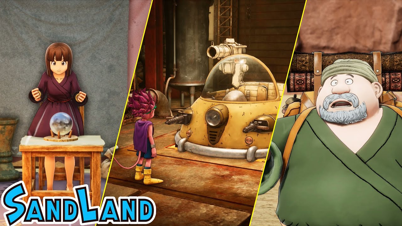 SAND LAND - Assembling a Hovercar & side quests - PS4 gameplay part 10