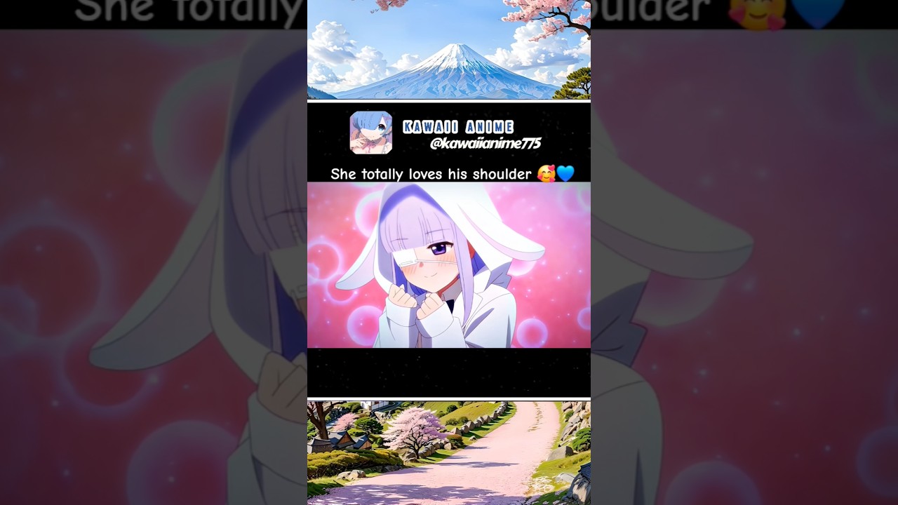 She totally loves his shoulder ❤️ #anime #animeedit #shorts