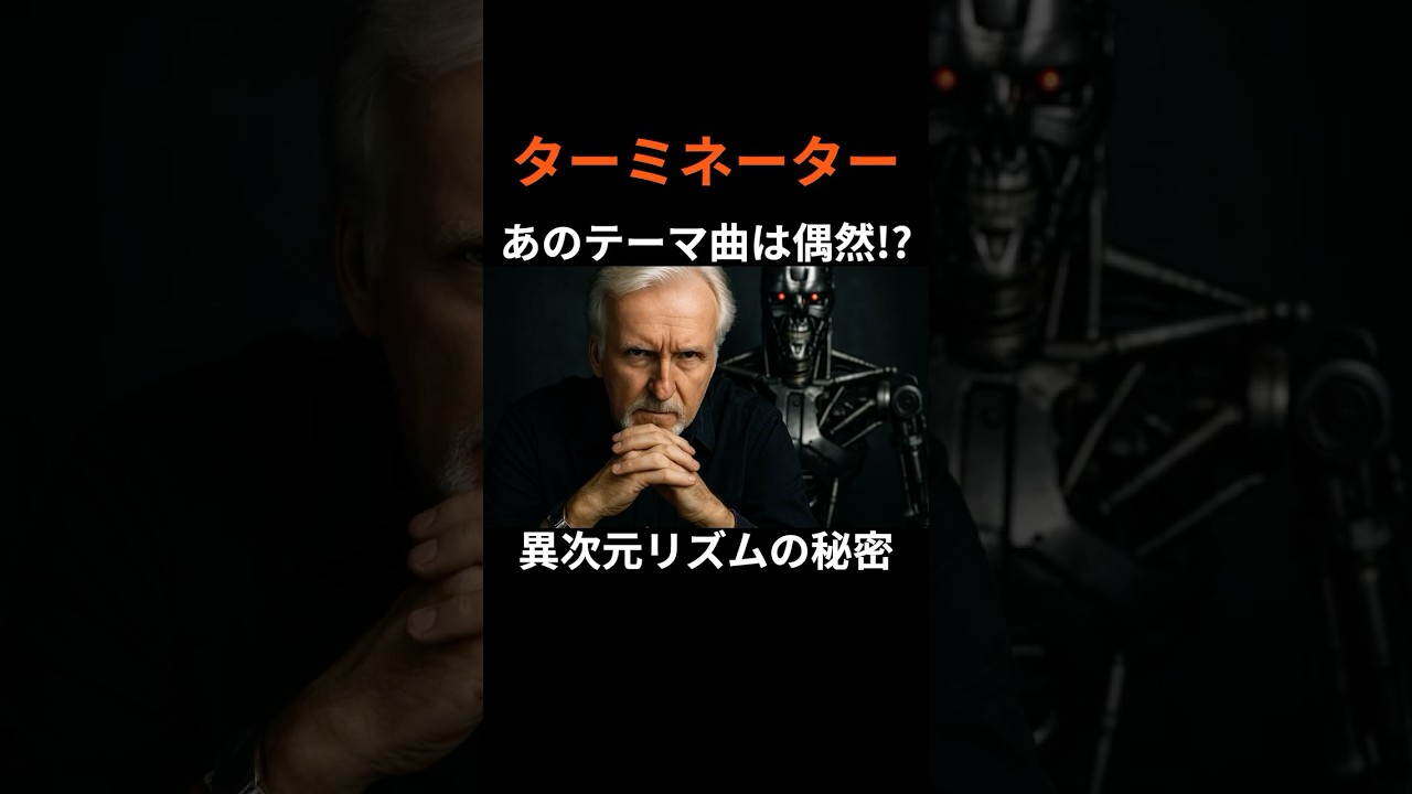 『ターミネーター』テーマ曲の秘密！偶然生まれた、映画史に刻まれた異次元リズム！ #film #movie #映画 #トリビア #雑学 #shorts