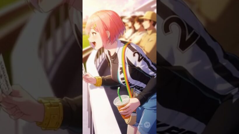 リンカイCM風 松戸梨花　#リンカイpj #リンカイ  #競馬　#競馬場