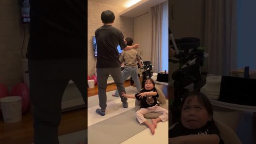 我が家は全員様子がおかしいｗ #ソーラン節 #運動会練習