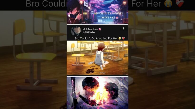 Bro Couldn't Do Anything For Her😭❤️‍🩹|A Condition Called Love|#anime #animeedit #edit #sad #shorts