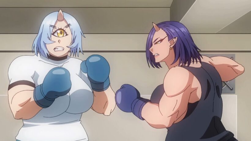 Female Muscle clip 703 - Elf-san wa Yaserarenai