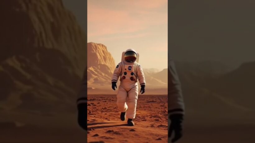 animated video #Landing on mars #astronote#mars