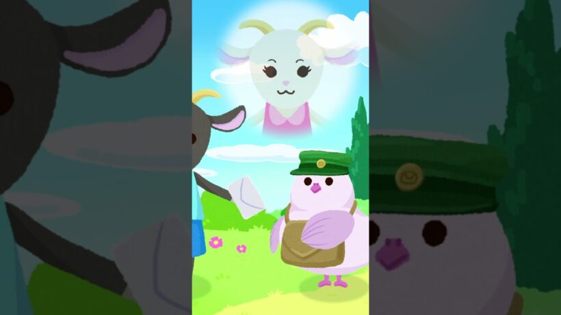 【うた】やぎさんゆうびん（カバー）【こどものうた・童謡・手遊び・キッズ・ダンス】#shorts