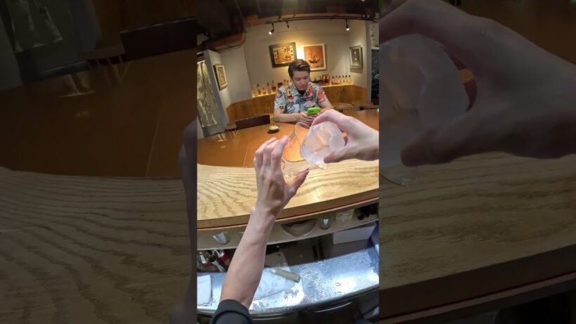 バーテンダーから見える世界。途中に異変が… #asmr #cocktail