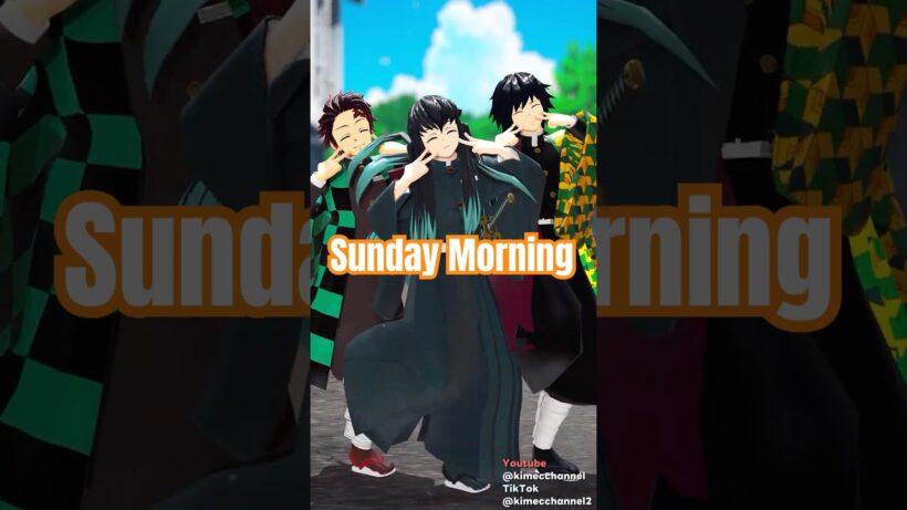 鬼滅の刃 | Sunday Morning | 無一郎/Muichiro | Demon Slayer MMD #shorts #demonslayer #鬼滅の刃 #鬼滅のmmd