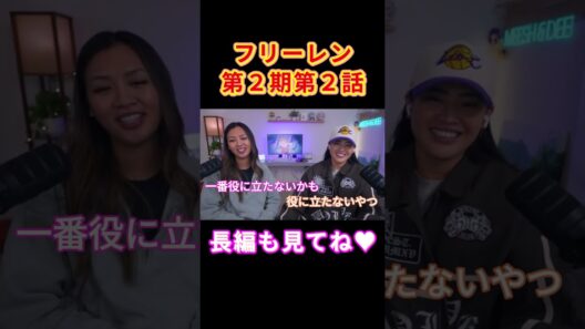 葬送のフリーレン【第２期第２話】フリーレンが過去に会った南の勇者のバックストーリーでも感動しヒンメルが出てきて泣いちゃう海外ネキ【海外の反応】Part3