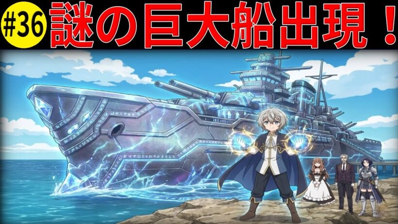 衝撃！海を渡る巨大な船が出現！ヴァンが未知の島国フィエスタ王国と遭遇する瞬間【お気楽領主の楽しい領地防衛】