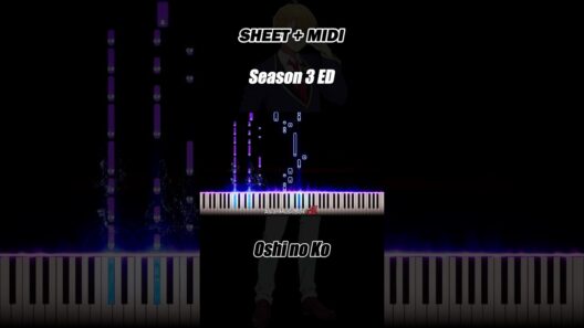 Oshi no Ko Season 3 ED - 'Serenade' | Piano Tutorial & Sheet Music