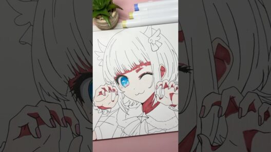 Drawing Mem-cho💛 ||Oshi no Ko|| #shorts #memcho #anime #art #oshinokoseason3 #推しの子