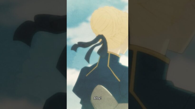 Artoria brief appearance in Fate/Strange Fake